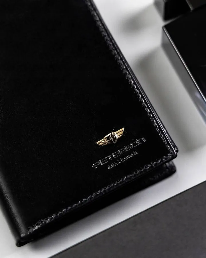 Portfel skórzany PETERSON PTN 22308-VT czarny