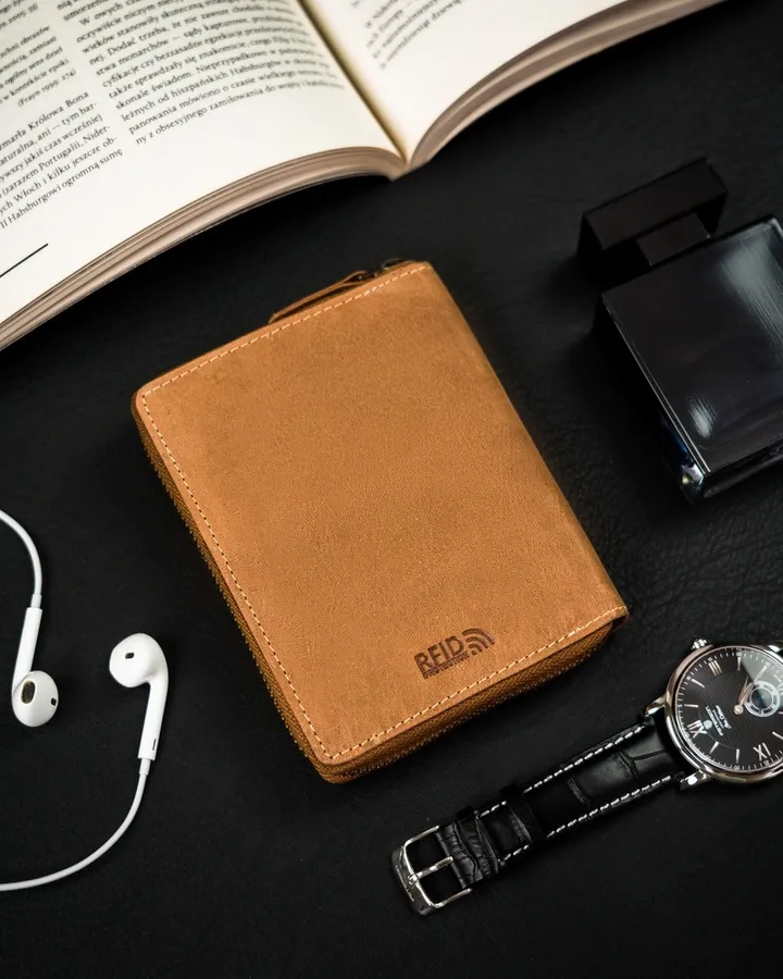 Portfel skórzany Peterson PTN 340 2-1-5 brązowy