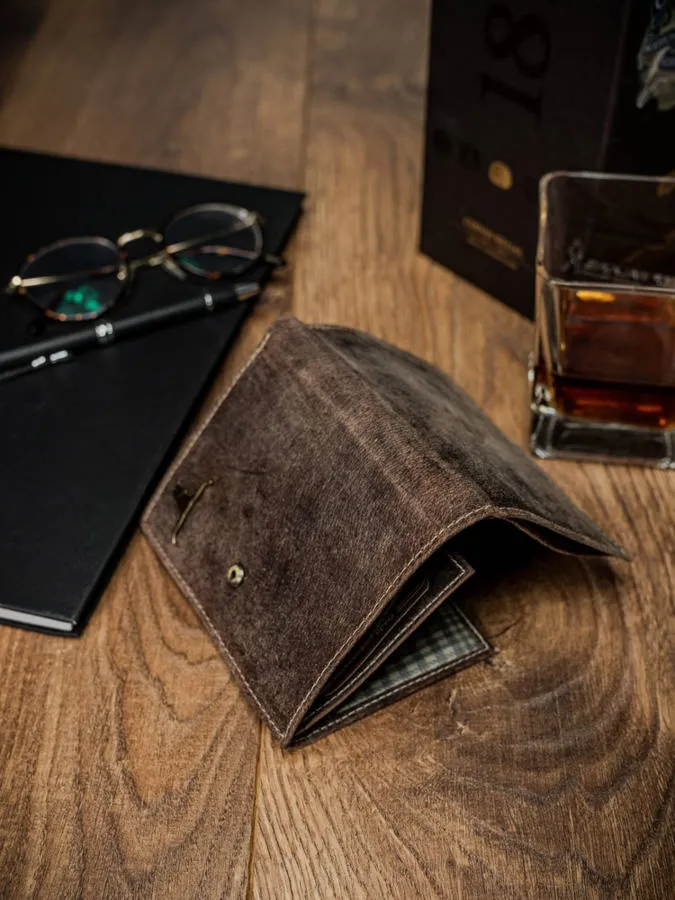 Portfel skórzany Buffalo Wild RM-06L-BAW brązowy