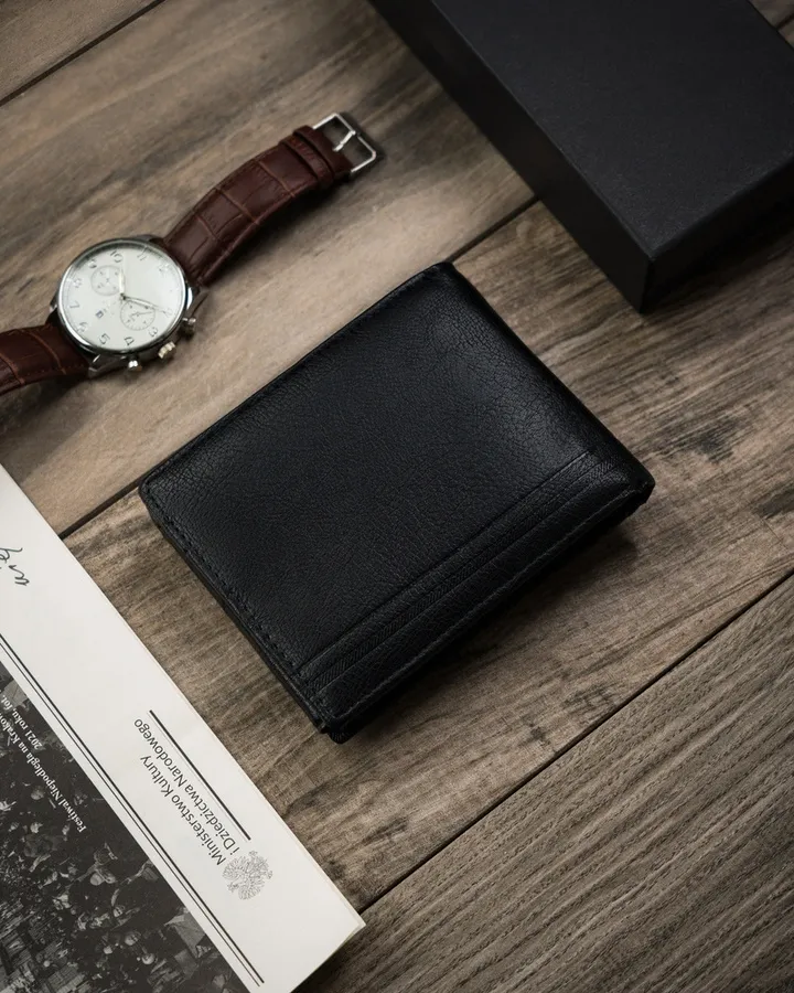 Portfel czarny Cavaldi M538-PU