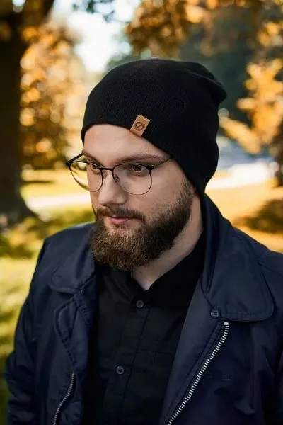 Czapka męska zimowa Brødrene cz4 czarna 9915