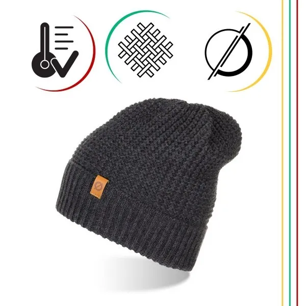 Czapka męska Brødrene cz14 9932 c. szara