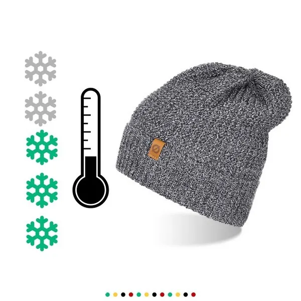 Czapka męska Brødrene cz14 j. szara 9932