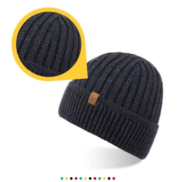 Czapka męska zimowa Brødrene cz12 granatowa 9929