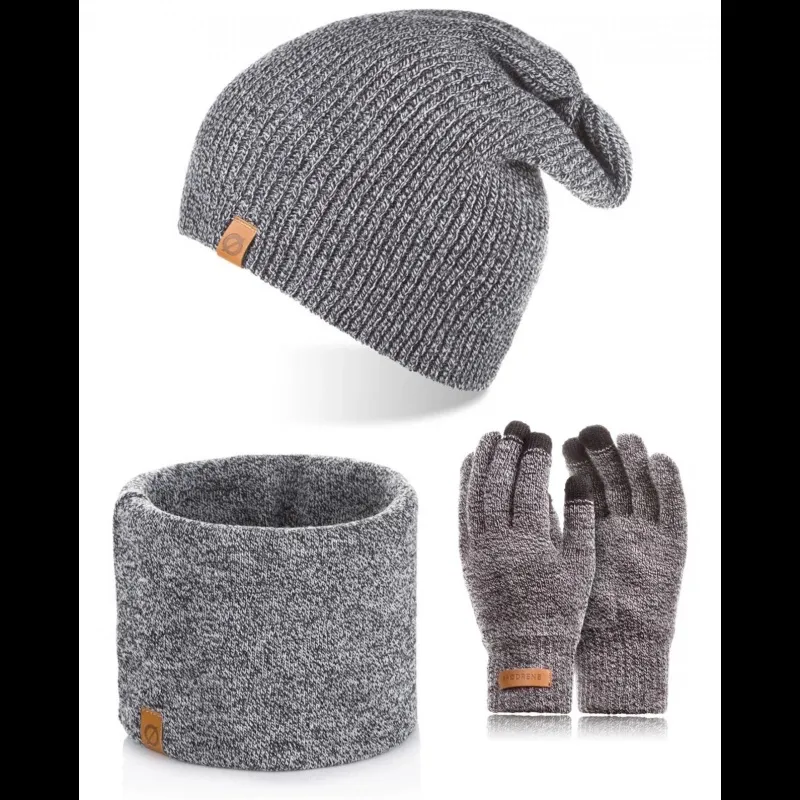 Zestaw zimowy Brødrene 103151 j. szary