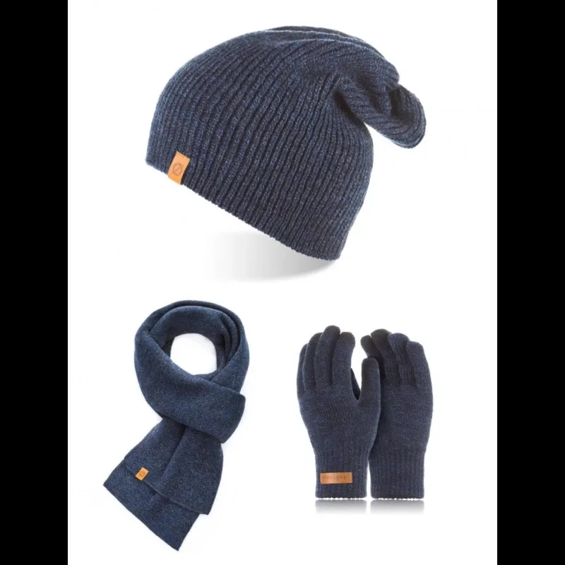 Zestaw męski Brødrene 103136 granatowy