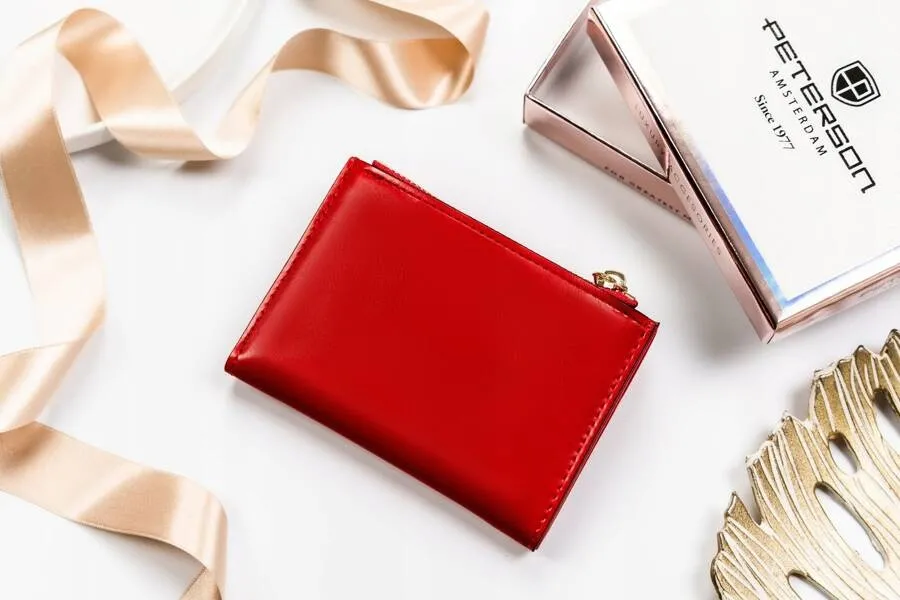 Portfel damski Peterson PTN 003-BH czerwony