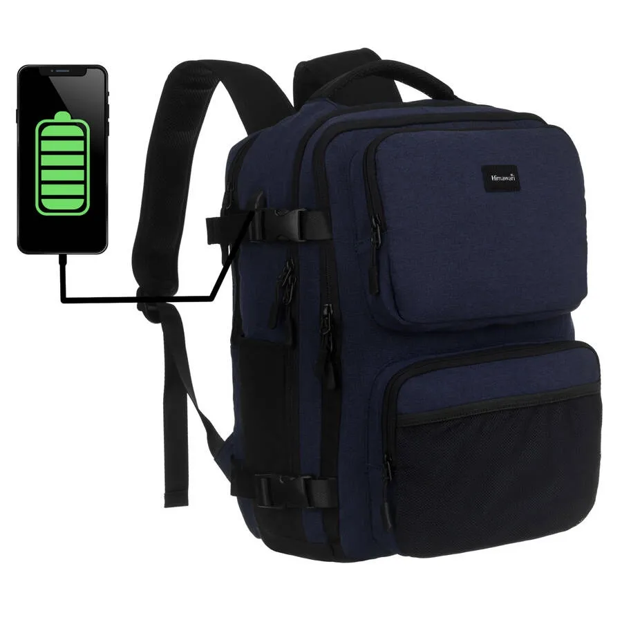 Plecak podróżny Himawari 2301-02 granatowy