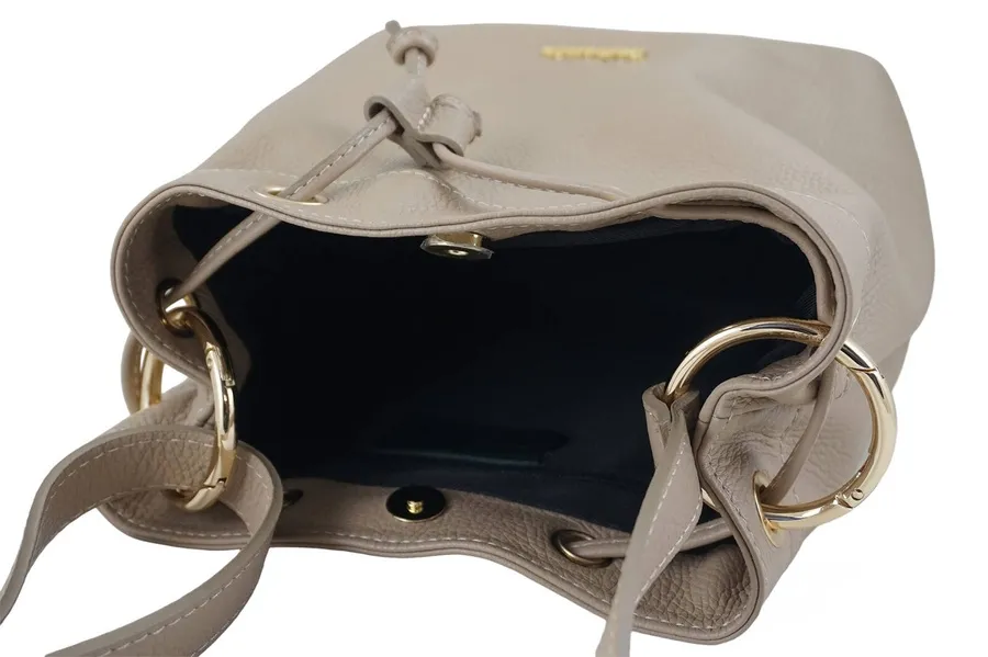 Worek skórzany BARBERINI'S beżowy 975-2