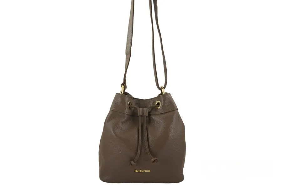 Worek skórzany BARBERINI'S 975-9 c. beżowy