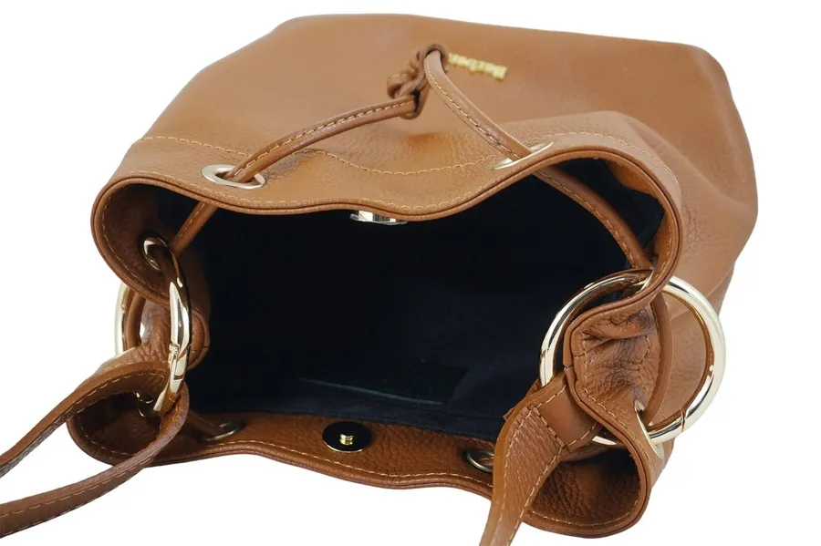 Worek skórzany BARBERINI'S j. brązowy 975-12