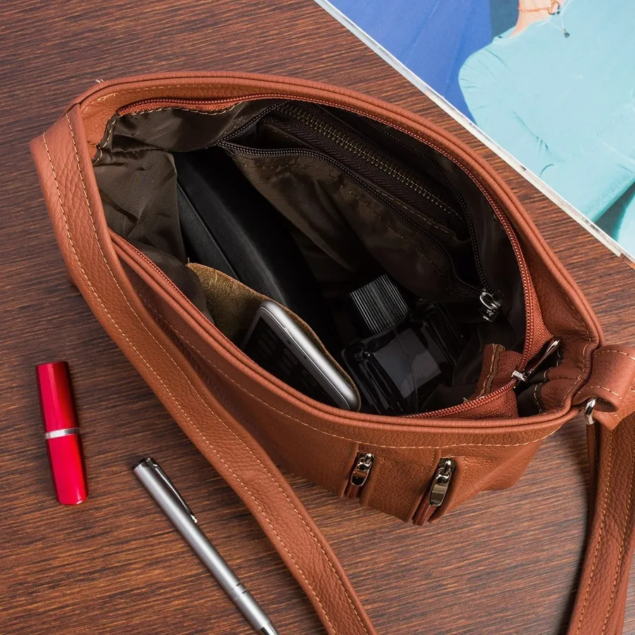 Listonoszka skórzana Beltiomore X95 j. brązowa