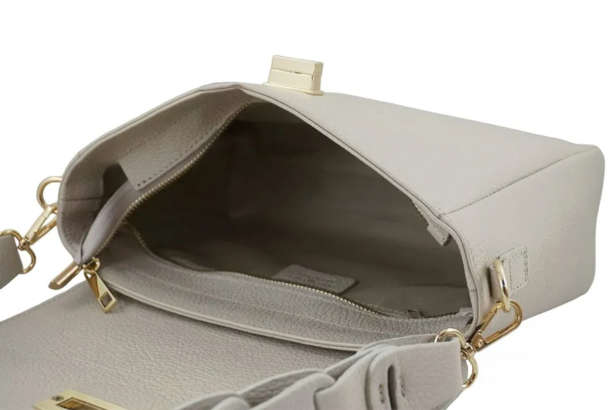 Listonoszka skórzana BARBERINI'S 981-10 j. beżowa