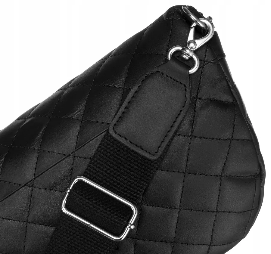 Saszetka pikowana Peterson PTN NER-376-SNC czarna