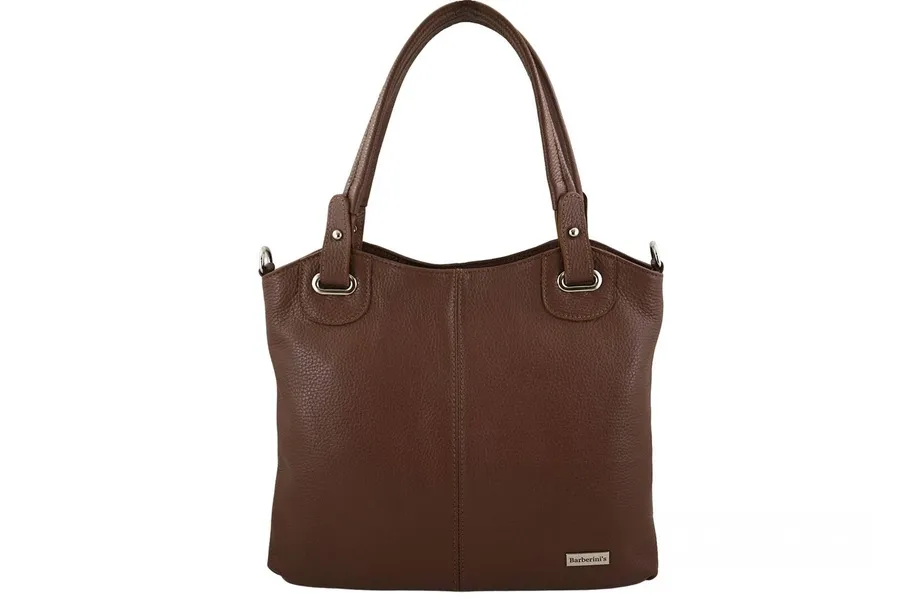 Shopperka skórzana BARBERINI'S 982-12 brązowa