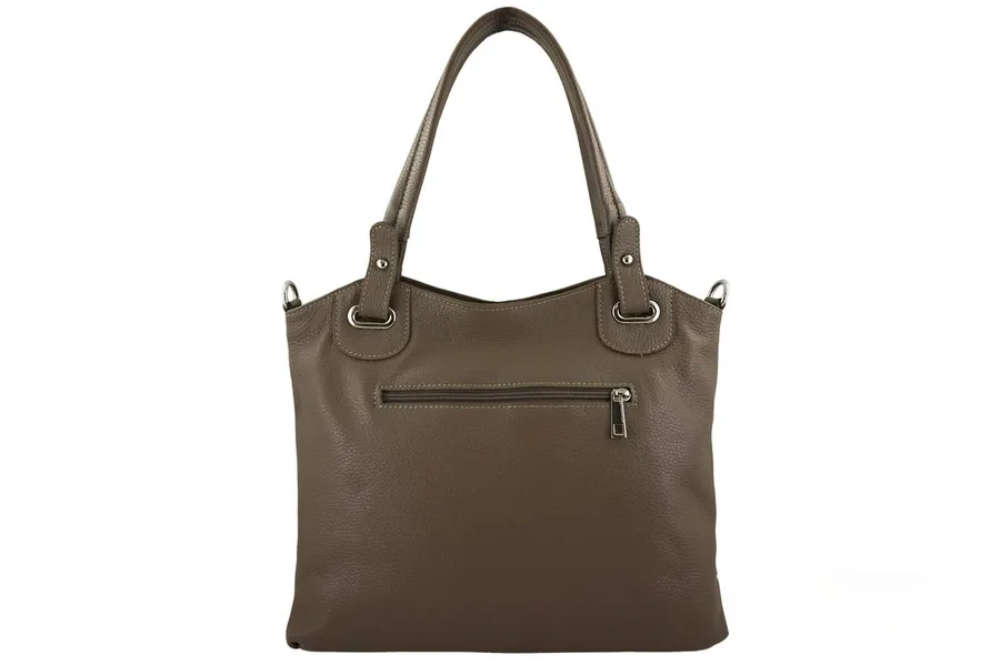 Shopperka skórzana BARBERINI'S 982-9 c. beżowa