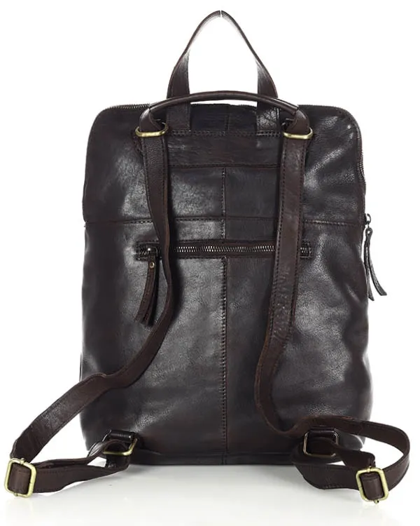 Plecak torebka 2w1 MARCO MAZZINI czekoladowy VS12c