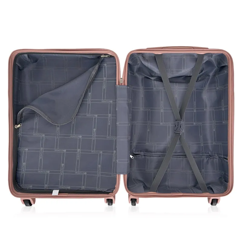 Mała walizka SINOPE BETLEWSKI srebrna BWA-055 S