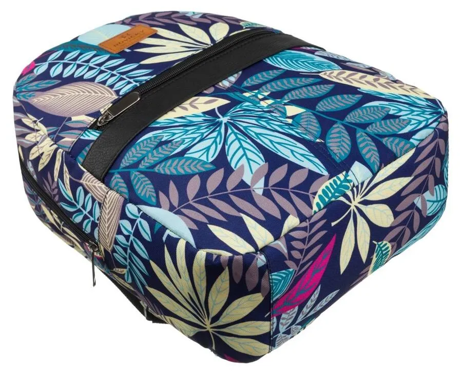 Plecak damski Rovicky R-PL15601 print niebieski