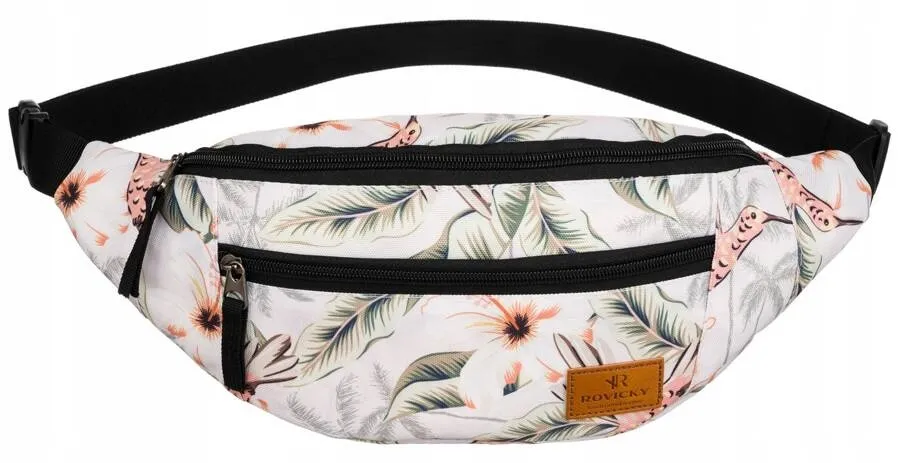 Saszetka damska Rovicky R-WB27 print biały