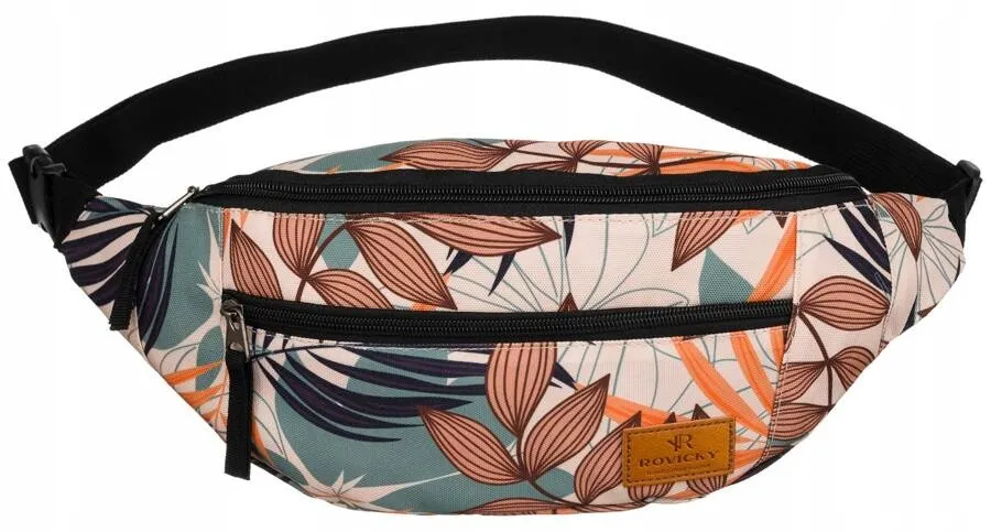 Saszetka damska Rovicky R-WB27 print beżowy