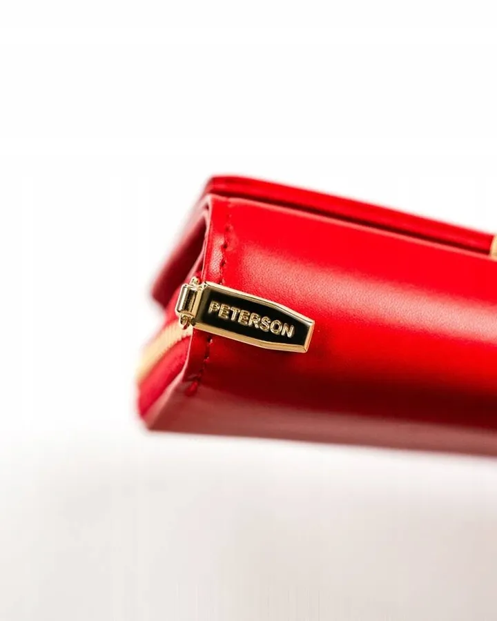Portfel damski Peterson PTN 001-JI czerwony