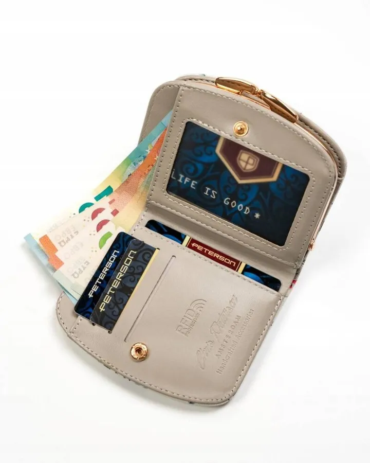 Portfel damski Peterson PTN 1830-F8 kwiaty