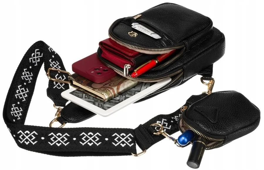 Saszetka damska Rovicky R-KP-01-F19 czarna