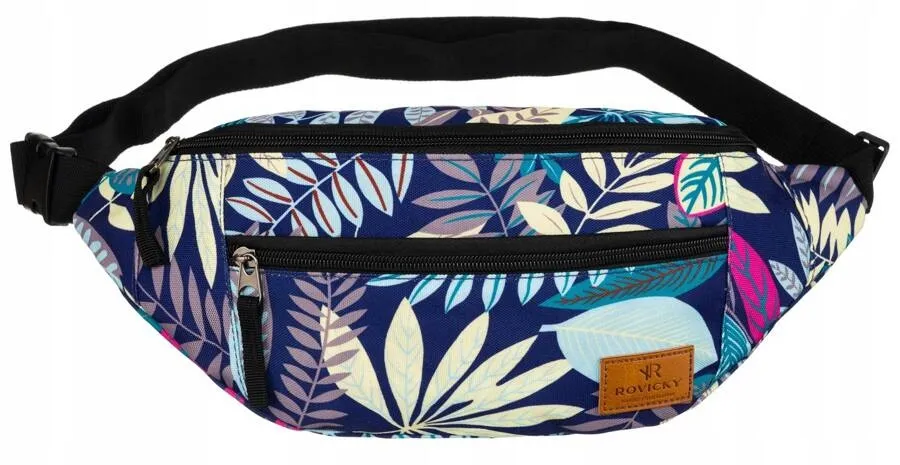 Saszetka damska Rovicky R-WB27 liście print