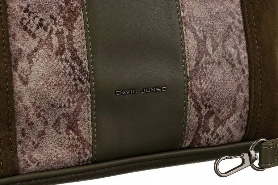 Shopperka wężowa David Jones 6885-5 khaki