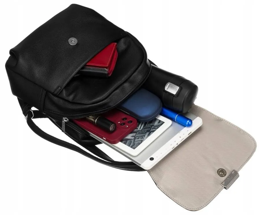 Plecak damski Peterson PTN 6739 czarny