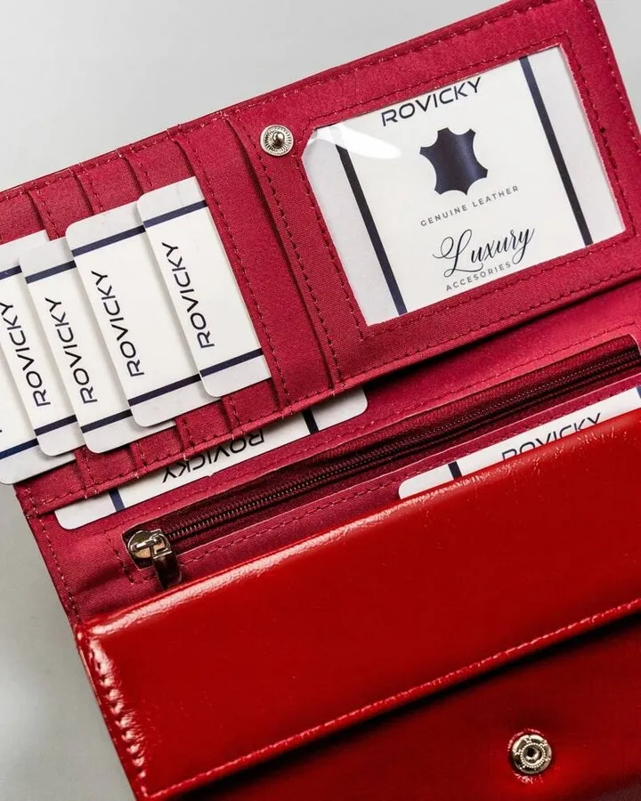 Portfel damski 4U Cavaldi N012-APU-BL c. czerwony