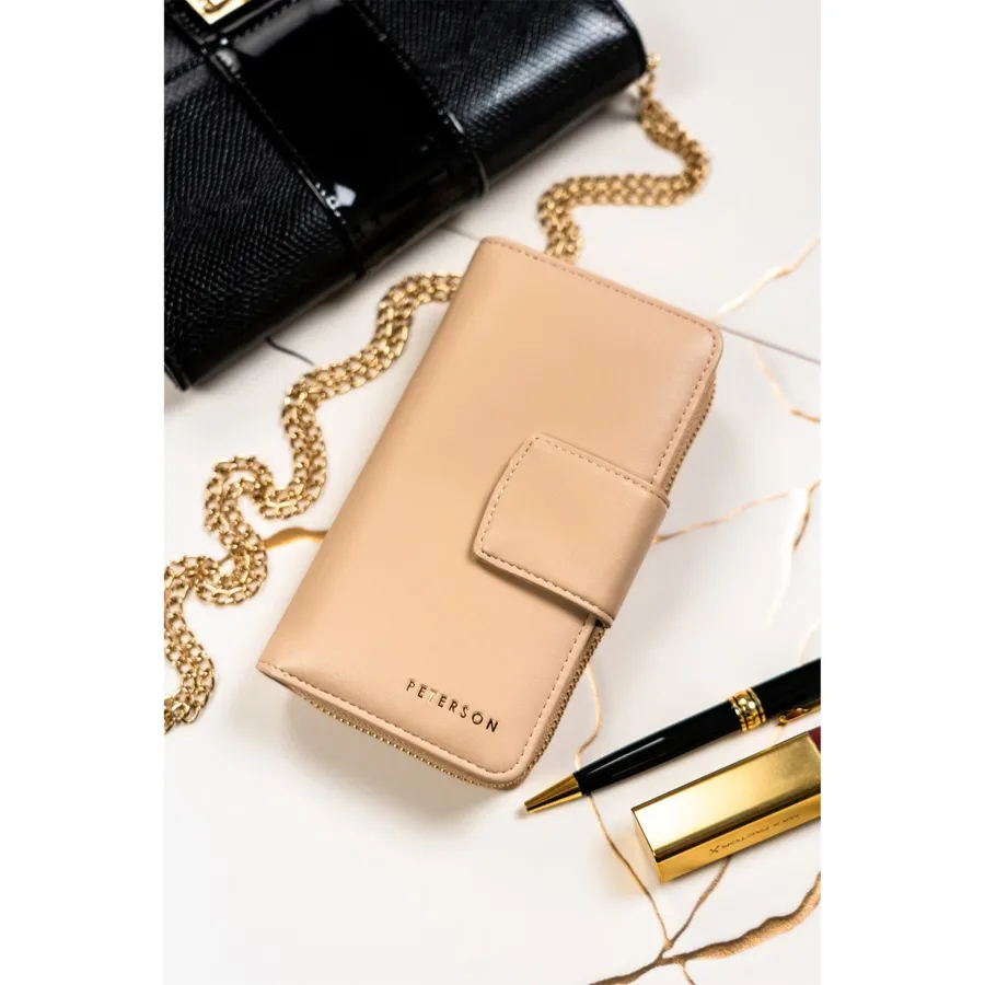 Portfel damski Peterson PTN 76116-F8 beżowy