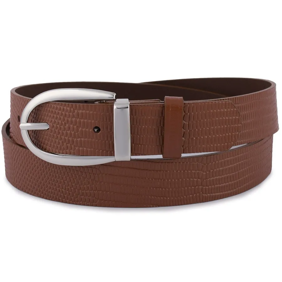 Pasek skórzany BELTIMORE r.90-105 cm D90 brązowy