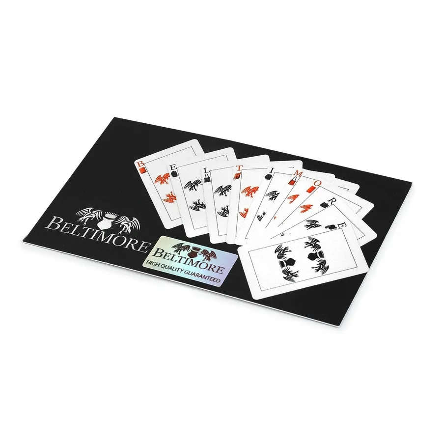 Pasek skórzany BELTIMORE r.95-110 cm D93 czerwony