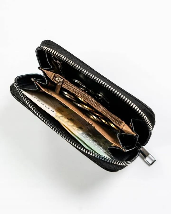 Portfel na zamek 4U Cavaldi ABT-01-BL czarny