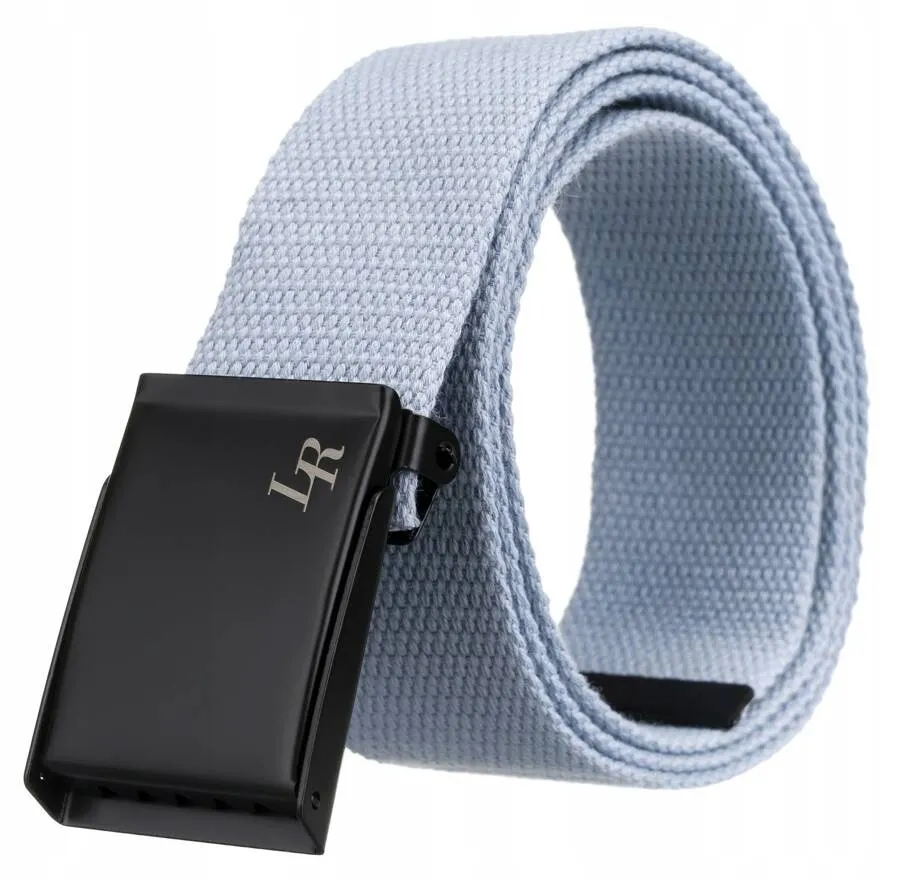Pasek parciany Loren BJ-B-1 błękitny