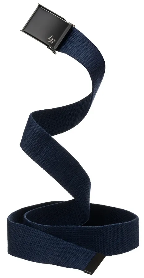 Pasek parciany Loren BJ-B-1 granatowy