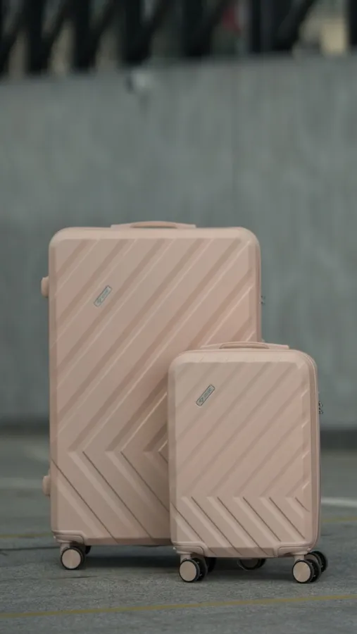 Walizka podróżna mała kabinowa S ABS SOLIER KYOTO 1071 beżowa 20'