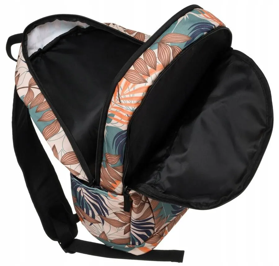 Plecak na lato print roślinny Rovicky R-PST 05