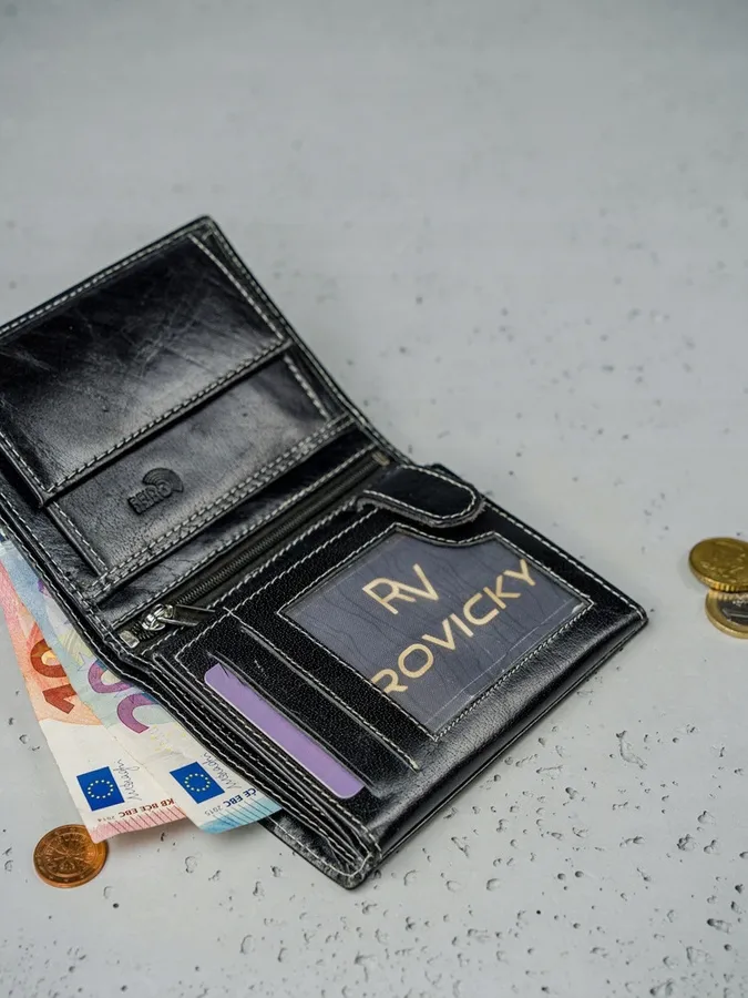 Portfel skórzany Always Wild N4-BC czarny