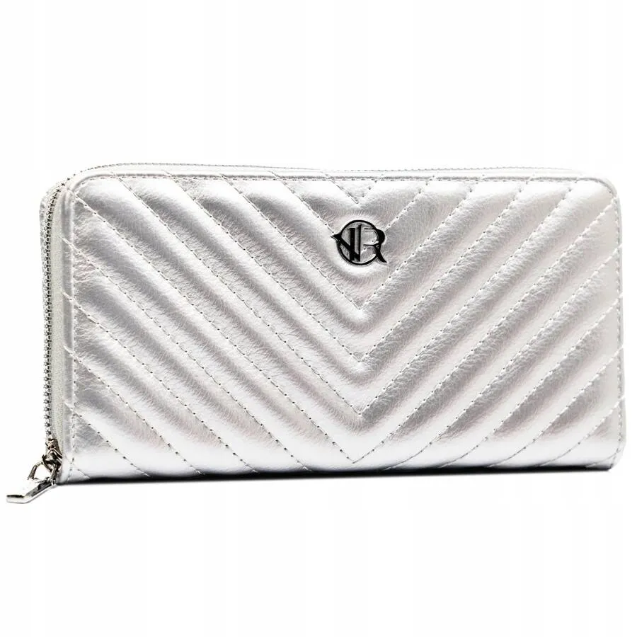 Portfel damski Rovicky R-PRK-04-HRH srebrny