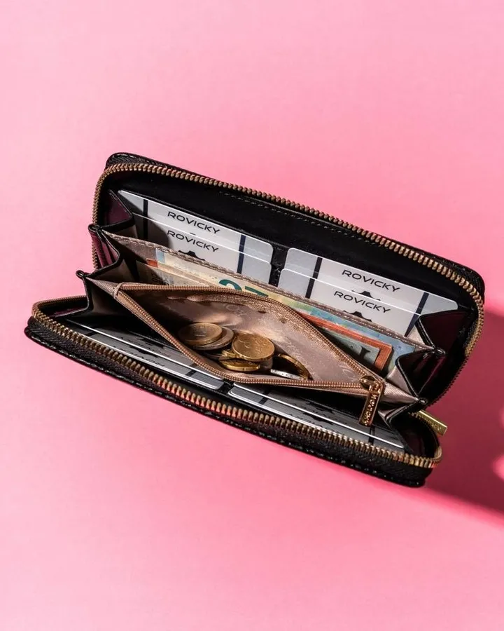 Portfel damski Rovicky R-PRK-03-F19 czarny