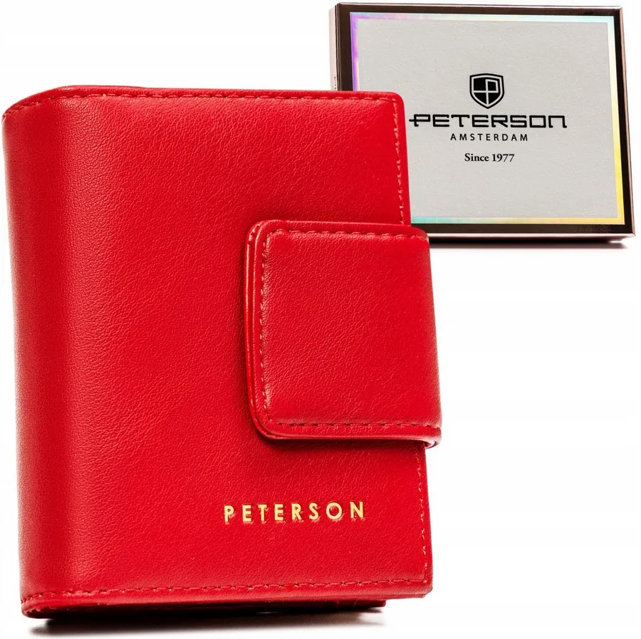 Portfel damski Peterson PTN 42329-F8 czerwony