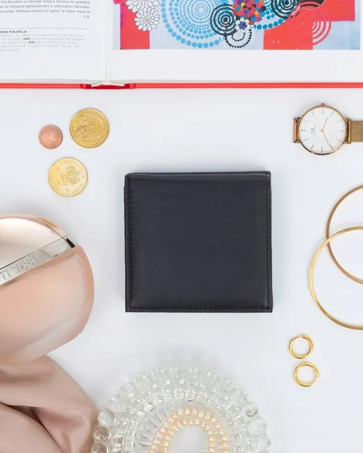 Portfel skórzany Rovicky R-23-26-LFN czarny