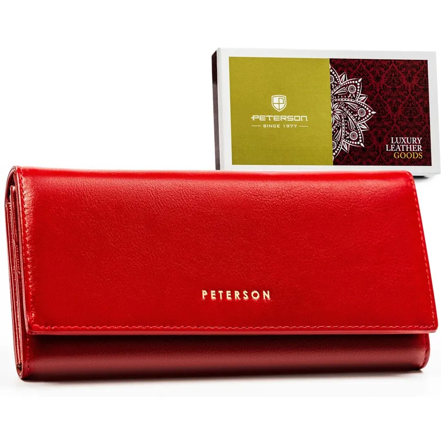 Portfel damski Peterson PTN 72037-SGN czerwony