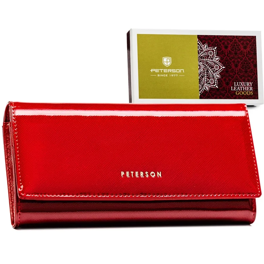 Portfel damski Peterson PTN 72401-SAF czerwony