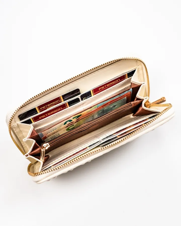 Portfel damski Rovicky R-PFF-01 kremowy