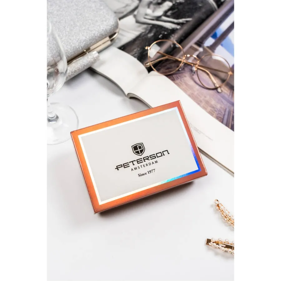 Portfel damski Peterson PTN PKK-02 błękitny