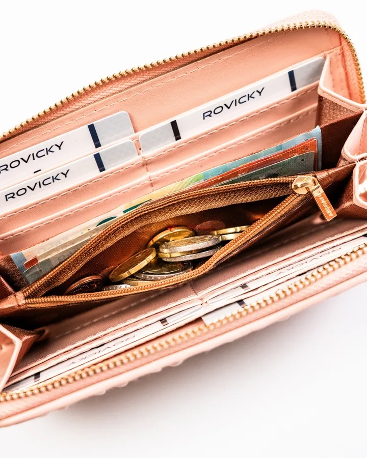 Portfel damski Rovicky R-PFF-01 j. różowy